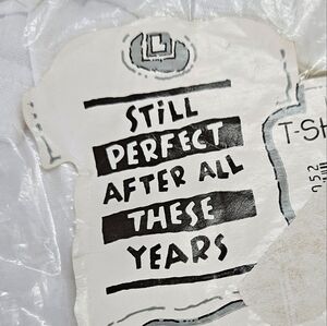 NEW VINTAGE 80s Hallmark Shoebox Greetings Still Perfect Shirt T-Shirt Large